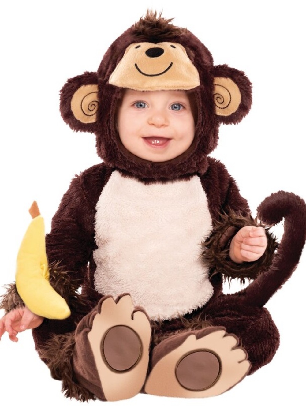 BRAND NEW baby monkey halloween costume size 6-12M